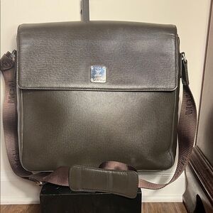 MCM Dark Brown Messenger Bag